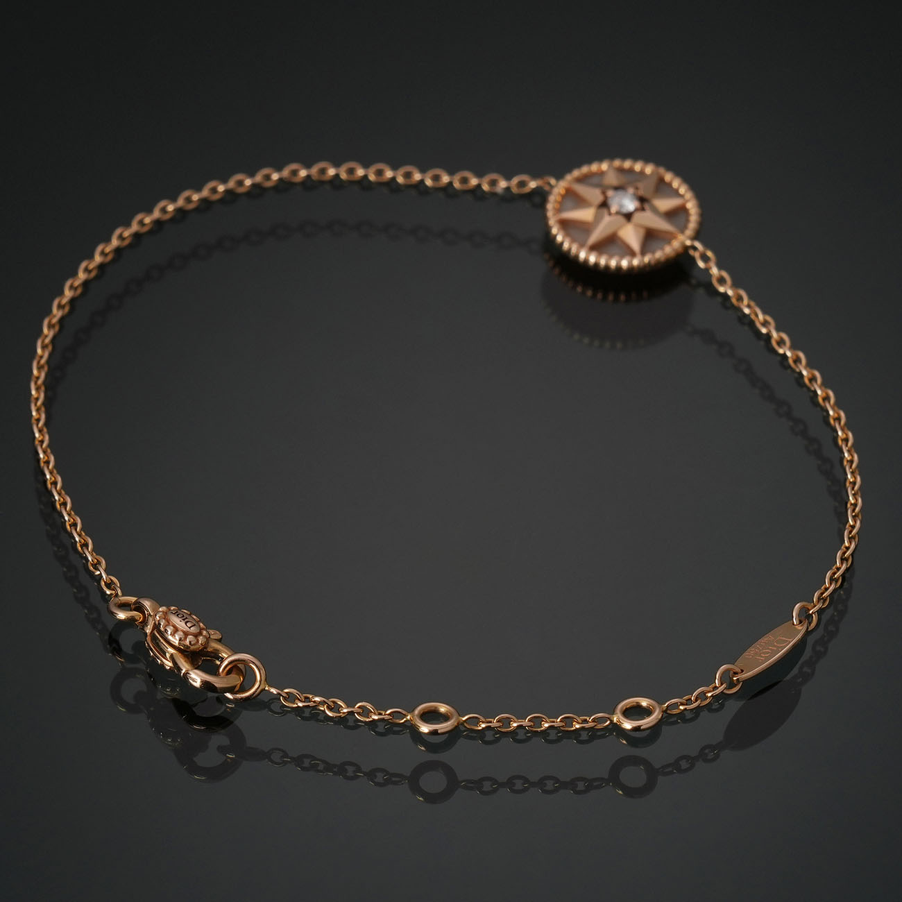 CHRISTIAN DIOR(USED)디올 로즈 드 방 브레이슬릿